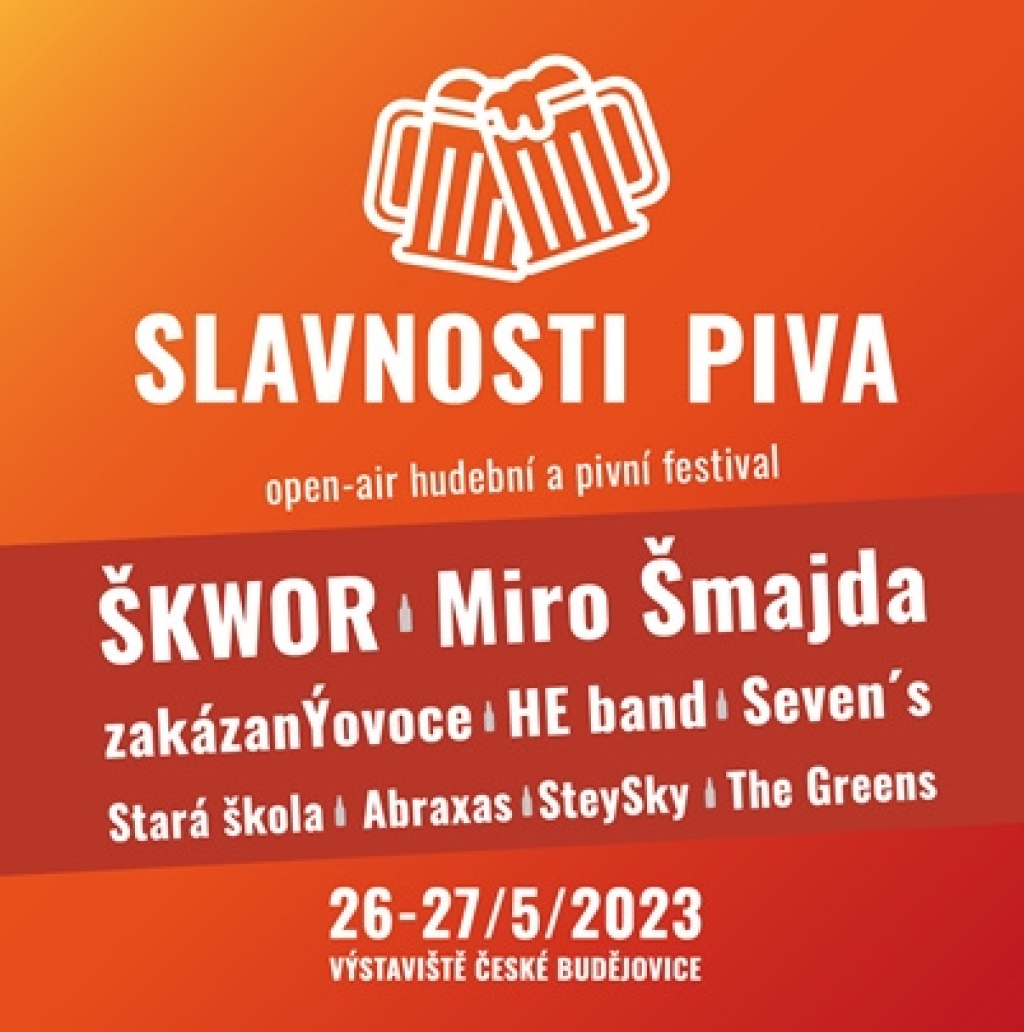 Slavnosti piva  v Českých Budějovicích 2023