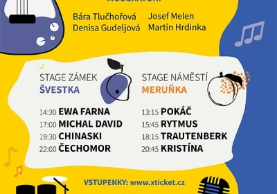 Hudební festival Švestkové dráhy a Třebívlické vinobraní 2023